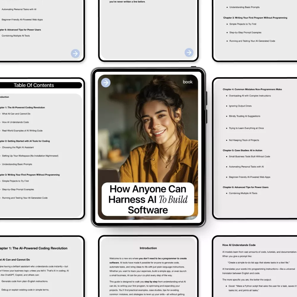 How Anyone Can Harness AI to Build Software | Beginner-Friendly eBook on how to use ai to write code if you're not a programmer - Image 5