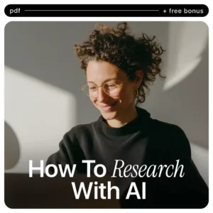 Checklist: How to Research with AI | Step-by-Step Digital Checklist for Smarter, Faster Research | Learn how to research with ai for Work, Study & Content Creation
