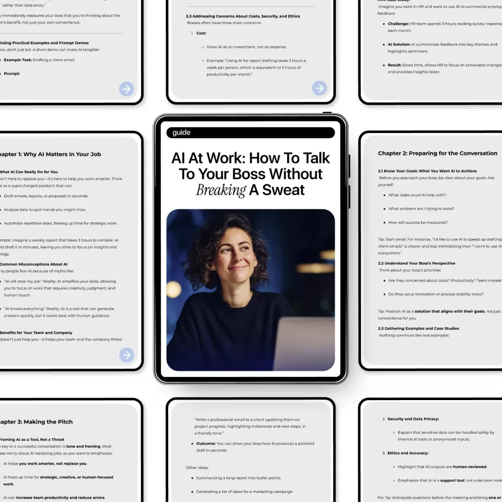 AI at Work: How to Talk to Your Boss Without Breaking a Sweat – Practical Workplace Guide on how to talk to your boss about using ai - Image 2