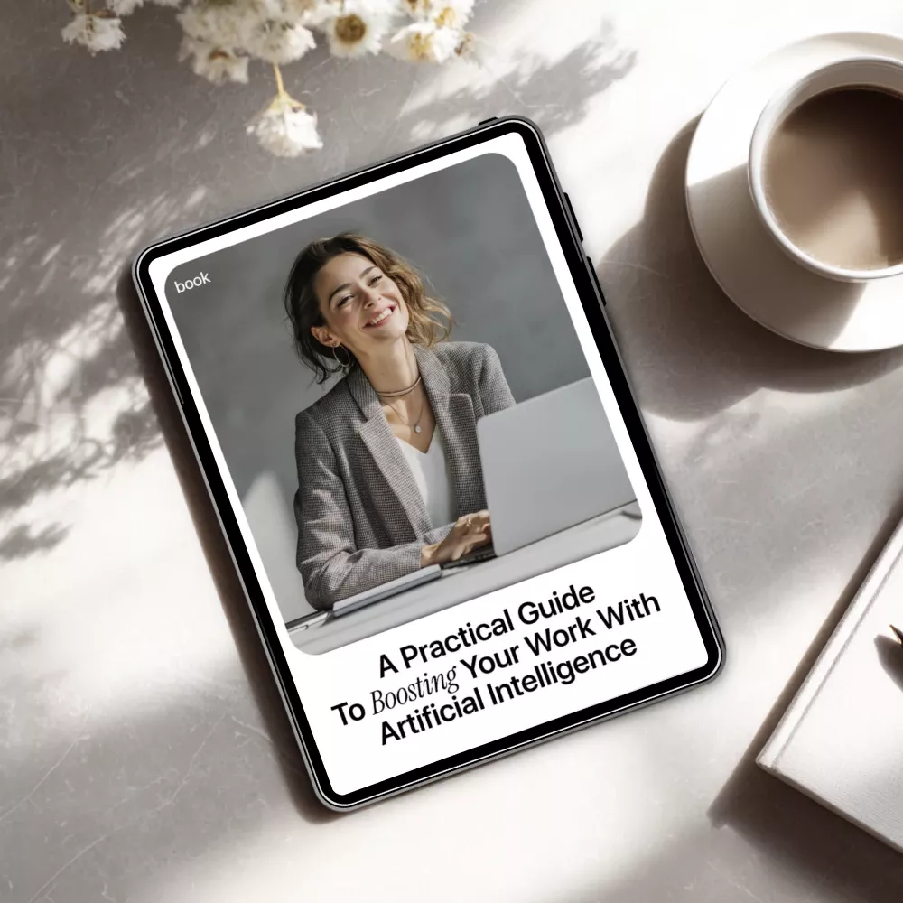 A Practical Guide to Boosting Your Work with Artificial Intelligence | Ebook for Professionals | how to learn ai for your current job