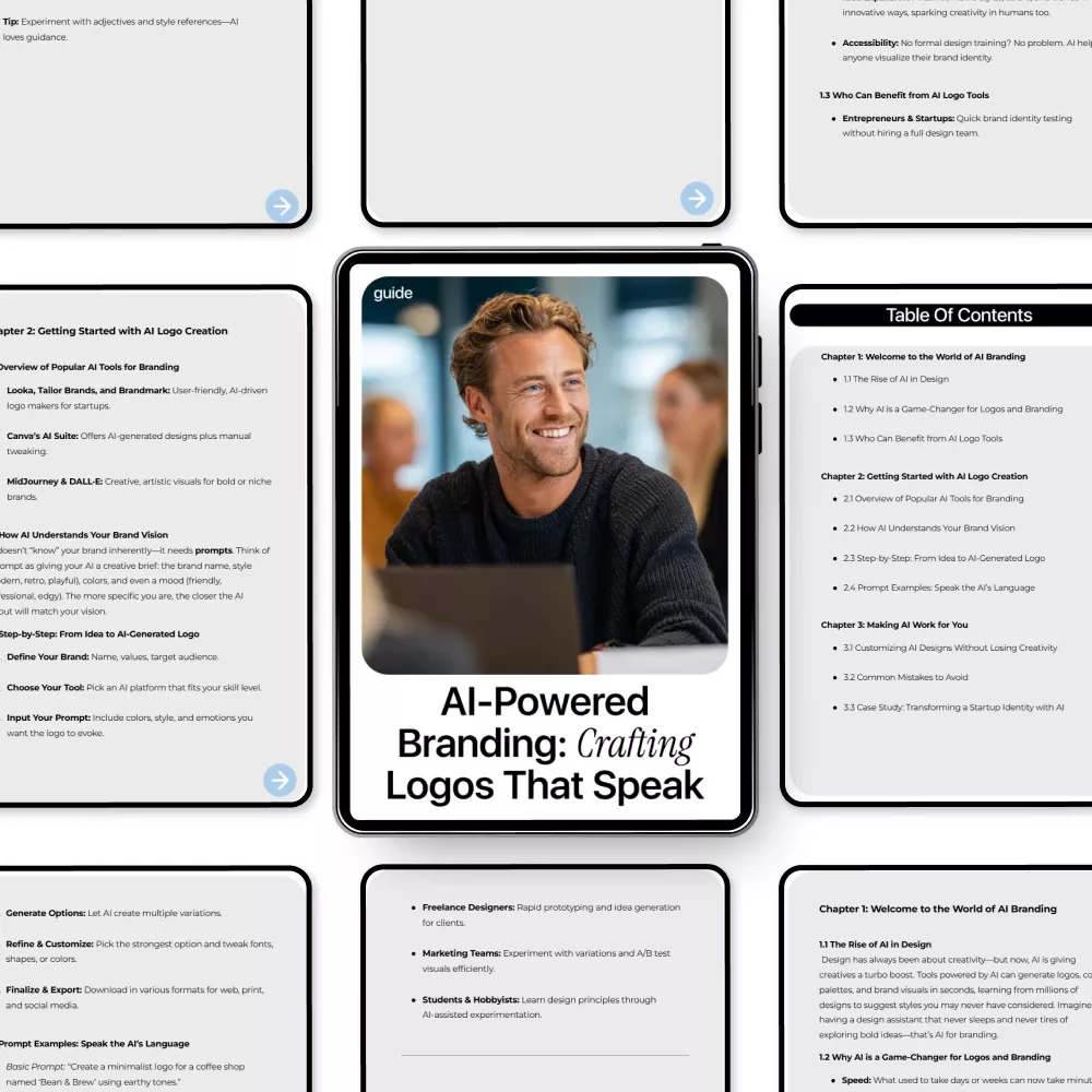 AI-Powered Branding: Crafting Logos That Speak – AI Branding Guide, AI Logo Creation eBook, Digital Download for Designers & Entrepreneurs - Image 5