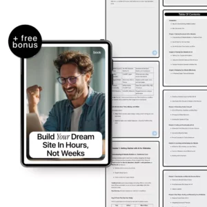 Build Your Dream Site in Hours, Not Weeks – AI Website Guide for Beginners & Entrepreneurs | Step-by-Step eBook Digital Download