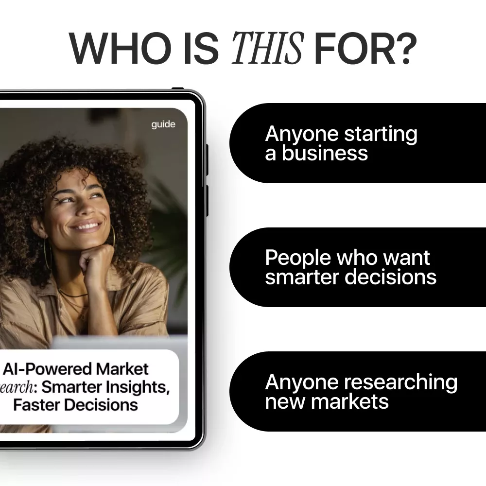 AI-Powered Market Research: Smarter Insights, Faster Decisions | Practical Guide on how to do market research with ai for Entrepreneurs & Marketers - Image 6