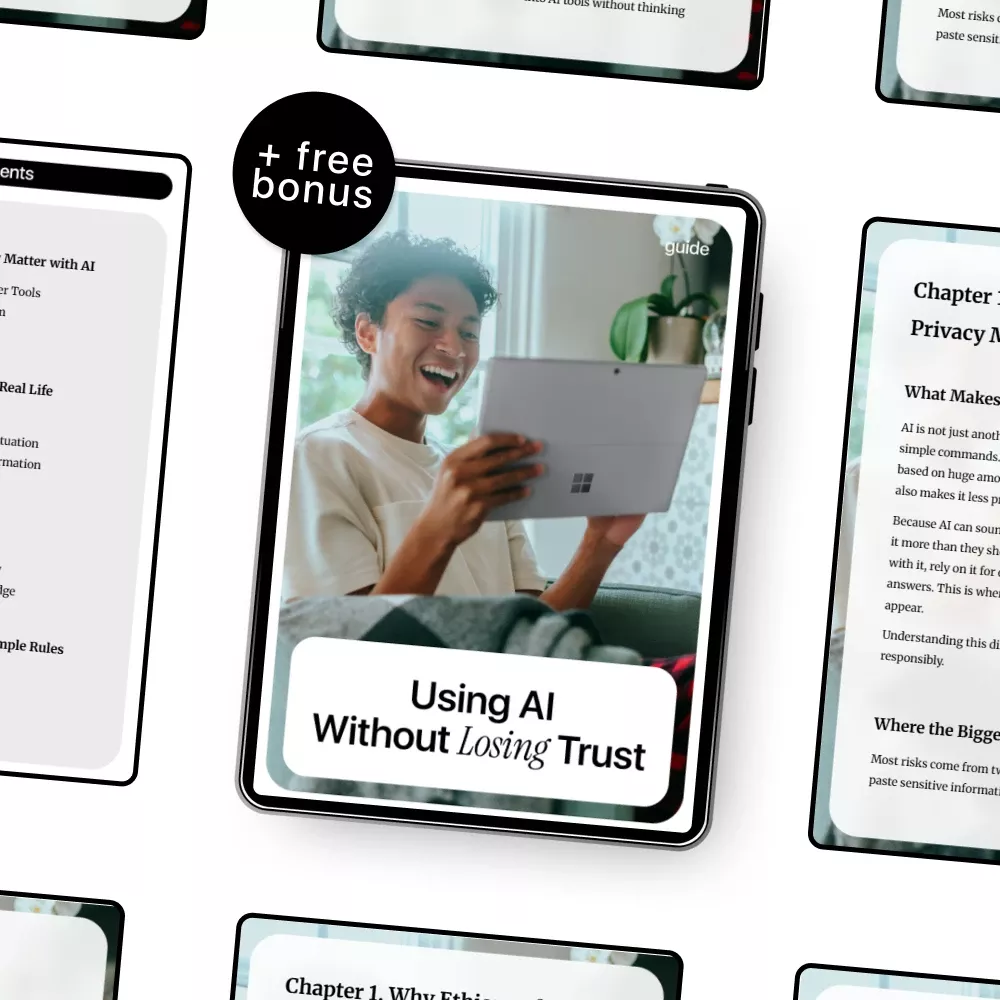 Using AI Without Losing Trust – Essential Guide on AI Ethics and Privacy Concerns for Safe, Responsible Digital Use