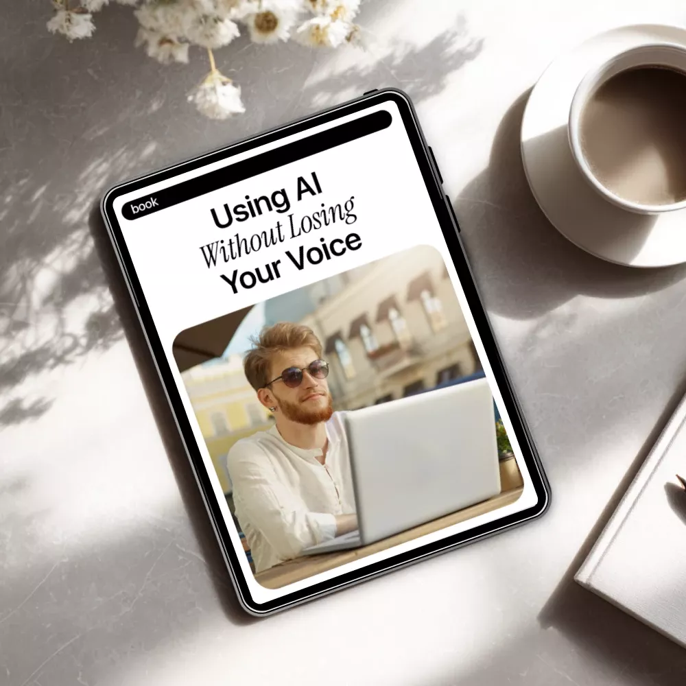 Using AI Without Losing Your Voice – eBook on AI Ethics in Content Creation, Ethical AI Use Guide for Writers, Designers, and Creators