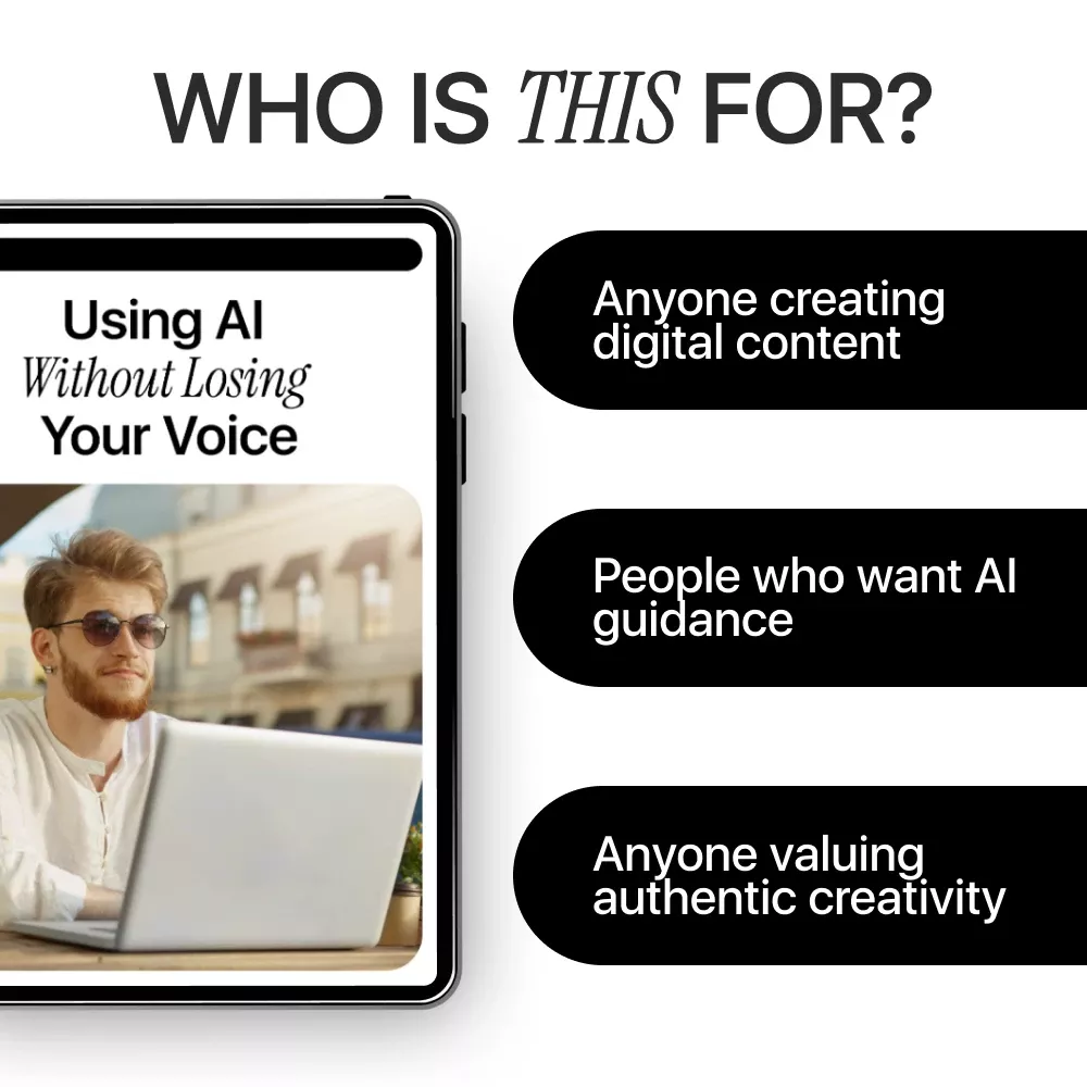 Using AI Without Losing Your Voice – eBook on AI Ethics in Content Creation, Ethical AI Use Guide for Writers, Designers, and Creators - Image 6