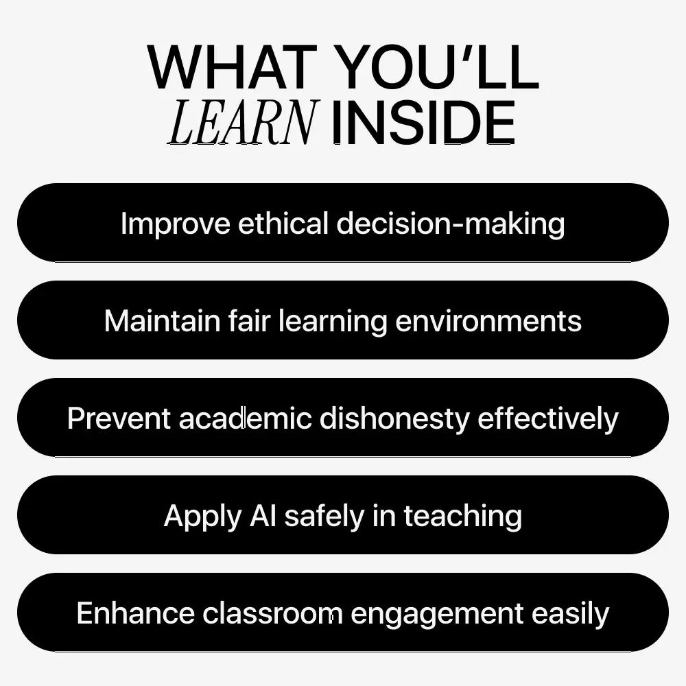 Teaching and Learning with AI the Right Way – A Practical Guide to AI Ethics in Education Settings, Responsible AI Use, Fairness, and Academic Integrity - Image 4