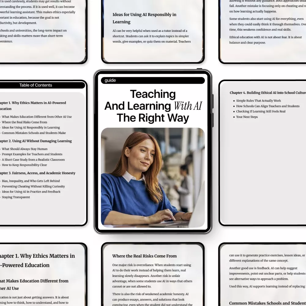 Teaching and Learning with AI the Right Way – A Practical Guide to AI Ethics in Education Settings, Responsible AI Use, Fairness, and Academic Integrity - Image 5