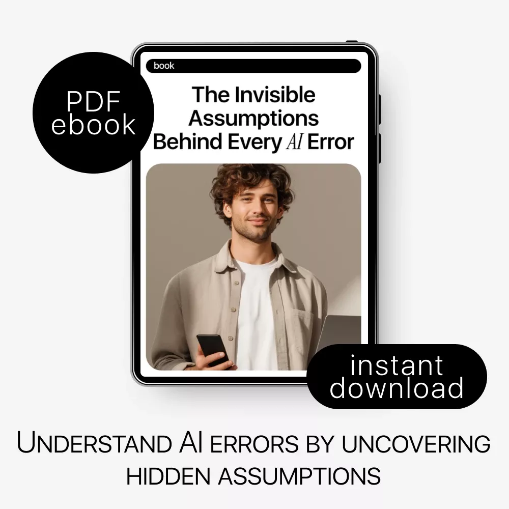 The Invisible Assumptions Behind Every AI Error – AI Ethics Guide, Bias & Data Checklist, Smarter AI Decision-Making eBook - Image 3