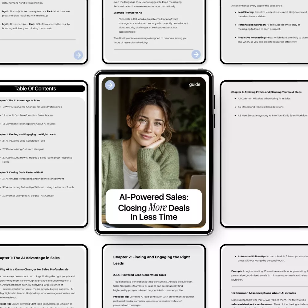 AI-Powered Sales: Closing More Deals in Less Time | Practical Guide on How to Use AI to Close More Deals Faster - Image 5