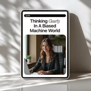 Thinking Clearly in a Biased Machine World | Critical Thinking Guide for AI Bias Awareness, Smart Decision-Making, Digital Download