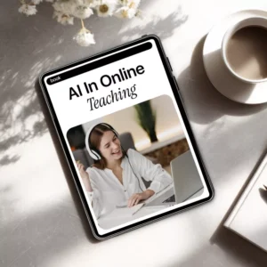 AI in Online Teaching – Modern eBook for Digital Educators | AI-Powered Classroom Strategies for Teachers