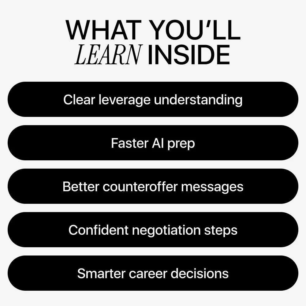 Smart Negotiation With AI | Job Offer Negotiation Guide | How to Use AI to Negotiate a Job Offer | Digital Download - Image 4