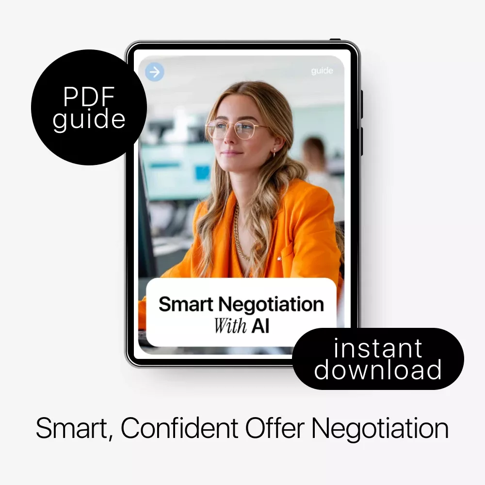 Smart Negotiation With AI | Job Offer Negotiation Guide | How to Use AI to Negotiate a Job Offer | Digital Download - Image 3