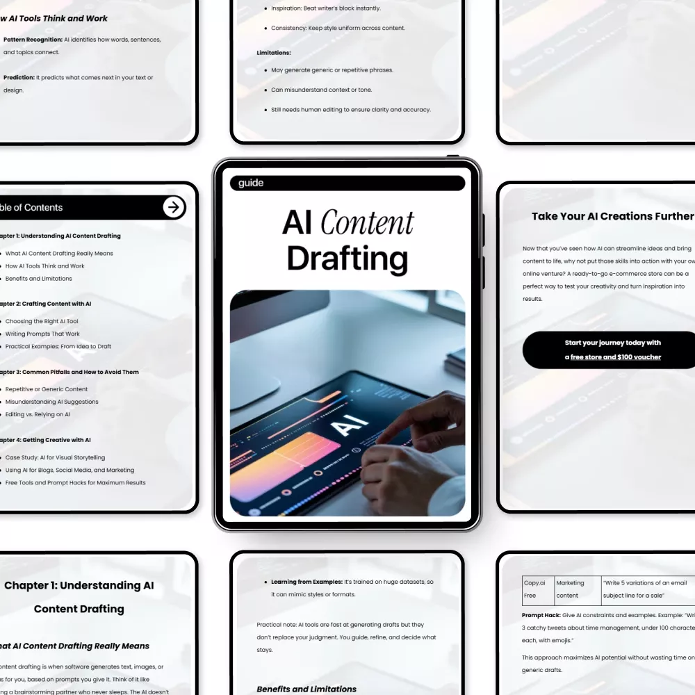AI Content Drafting Guide | Practical AI Content Drafting for Writers, Creators & Marketers | Digital Download - Image 5