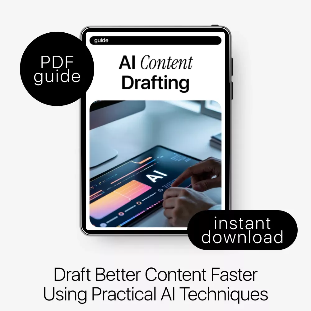 AI Content Drafting Guide | Practical AI Content Drafting for Writers, Creators & Marketers | Digital Download - Image 3