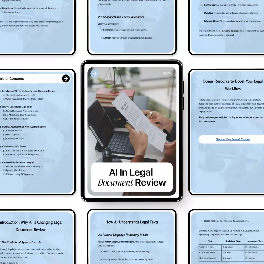 AI in Legal Document Review | Practical Ebook Guide to Faster, Smarter Legal Analysis with AI - Image 5