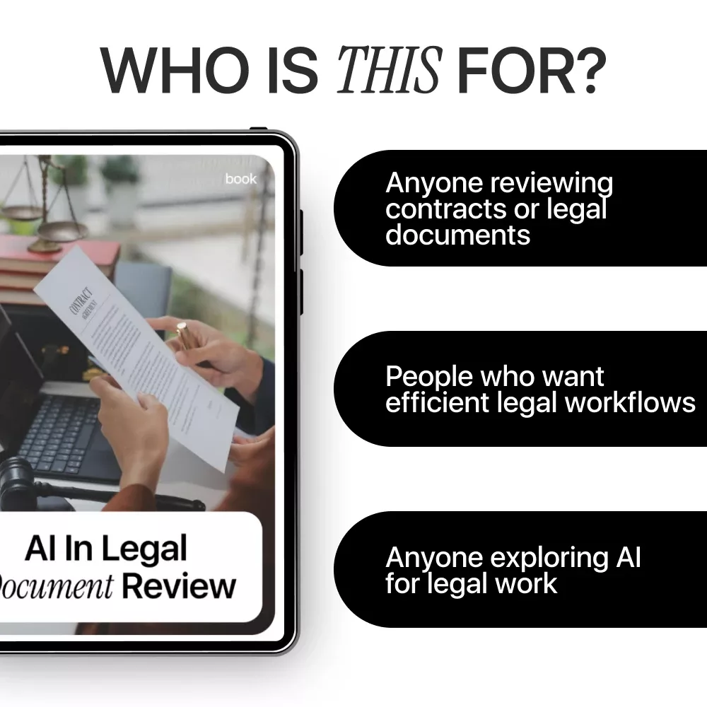 AI in Legal Document Review | Practical Ebook Guide to Faster, Smarter Legal Analysis with AI - Image 6