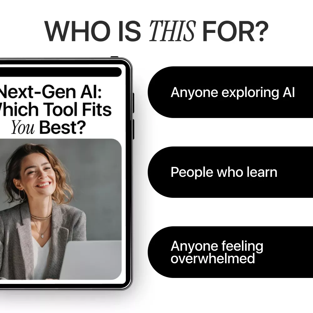 Next-Gen AI: Which Tool Fits You Best – Ultimate AI eBook, new ai tools comparisons, Digital Download for Choosing the Right AI Tools - Image 6