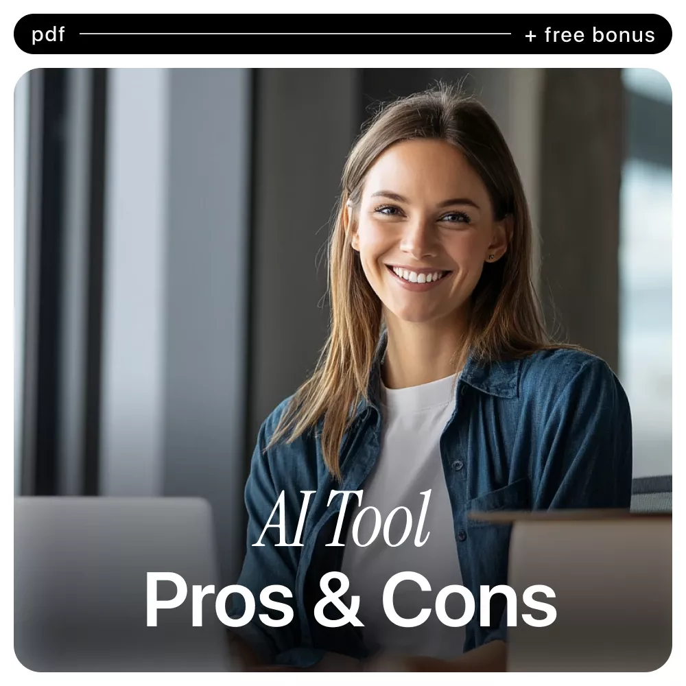 The AI Tool Pros & Cons Cheat Sheet | Checklist for Evaluating New AI Tools Pros and Cons | Smart AI Decision Guide