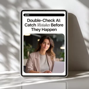 Double-Check AI: Catch Mistakes Before They Happen – Smart Guide to AI Accuracy, Trust & ai double checking strategies