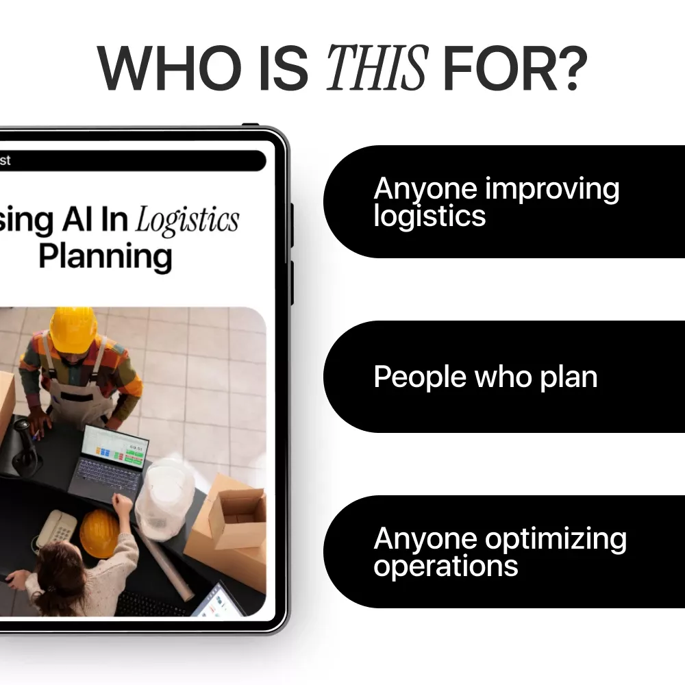 Using AI in Logistics Planning Checklist | AI in Logistics Planning | Supply Chain Optimization Digital Download - Image 5