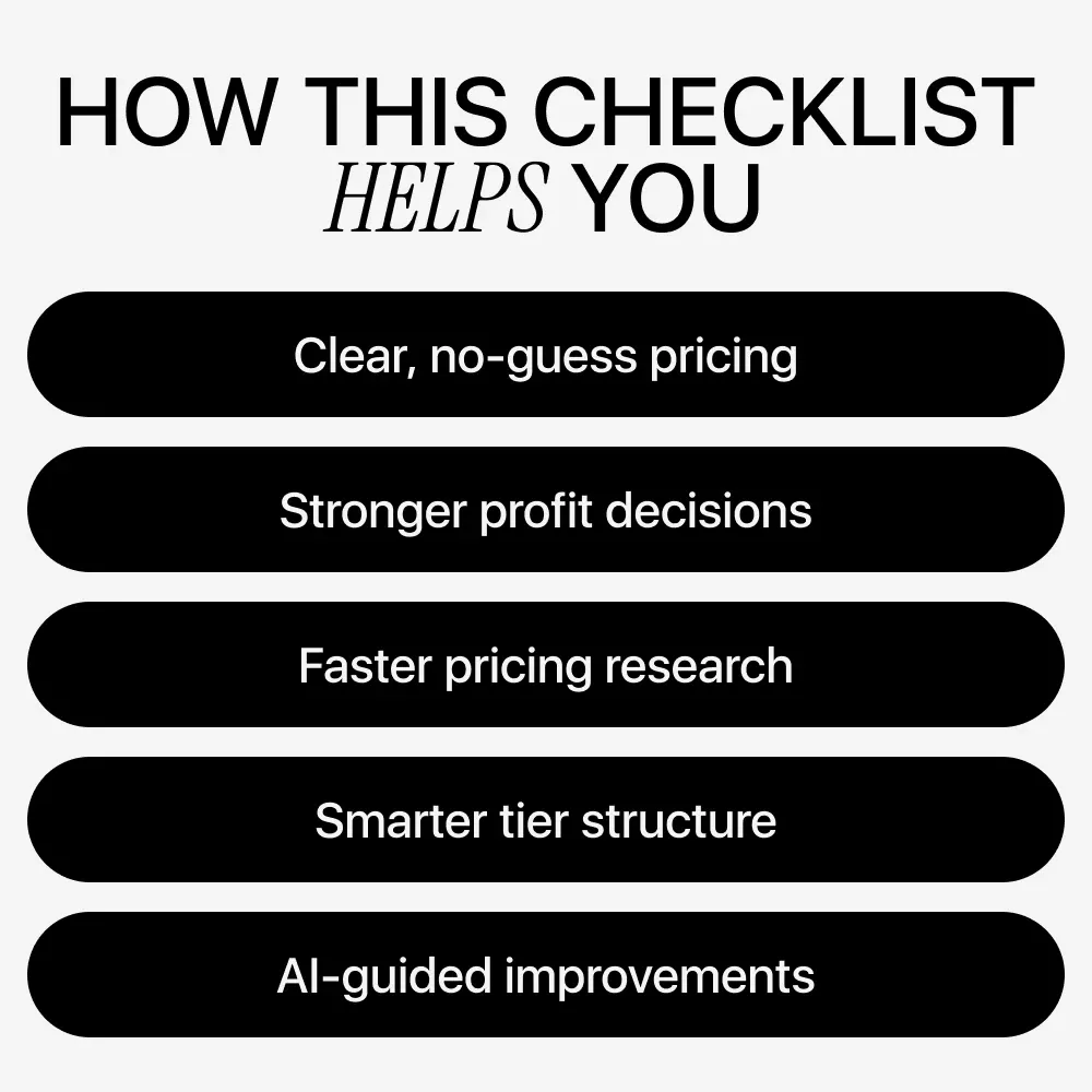 AI Pricing Playbook | How to Use AI to Price Your Products | Digital Checklist for Smart, Profitable Pricing Decisions - Image 4