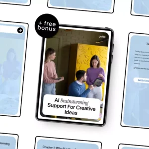 AI Brainstorming Support for Creative Ideas | Digital Guide for Content Creators, Marketers & Entrepreneurs | Smart AI Brainstorming Support Toolkit
