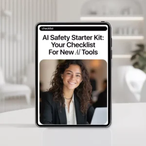 AI Safety Starter Kit: Your Checklist for New AI Tools | Digital Download Checklist for Beginners | Essential Guide for Avoiding New AI Tools Safety Concerns