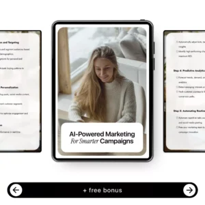 AI-Powered Marketing for Smarter Campaigns Checklist | ai use cases for marketing teams | Digital Marketing Strategy Download