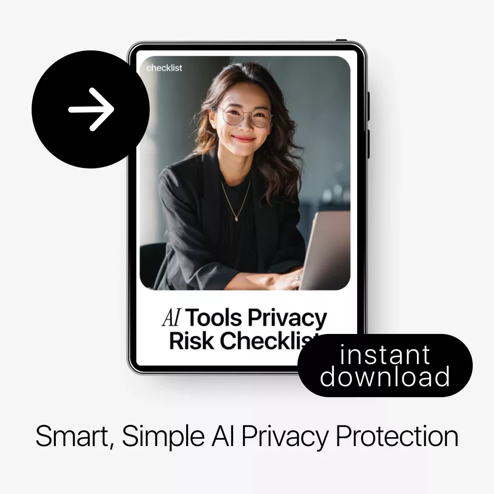 AI Tools Privacy Risk Checklist | Essential Digital Safety Guide for Using New AI Tools, Preventing Privacy Risks & Protecting Your Data (Printable & Digital Download) - Image 3