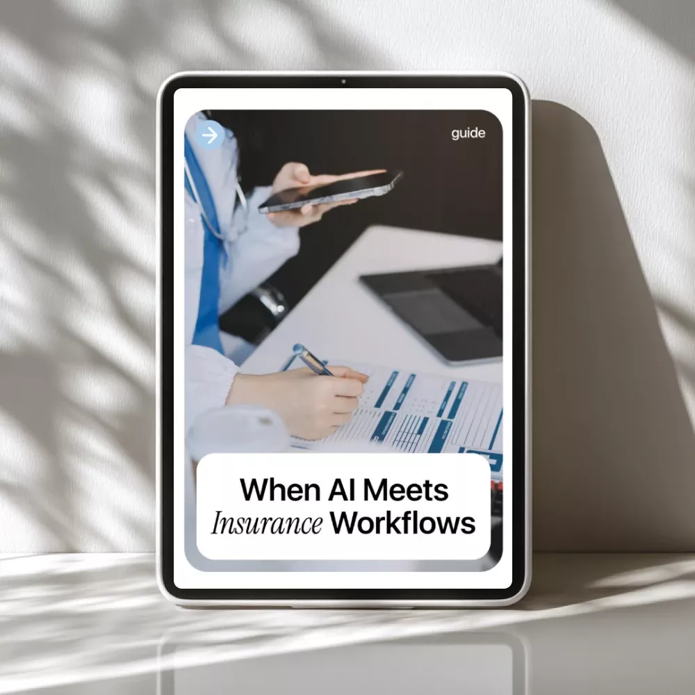 When AI Meets Insurance Workflows | Practical Guide to ai in insurance workflows for Underwriting, Claims & Customer Service