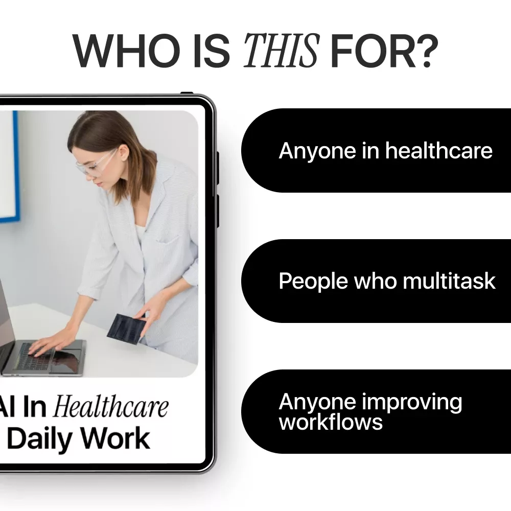 AI in Healthcare Daily Work Guide | Practical AI Workflow Tips | Healthcare AI eBook | Digital Download for Medical Teams - Image 6