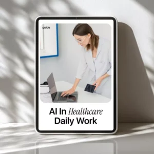 AI in Healthcare Daily Work Guide | Practical AI Workflow Tips | Healthcare AI eBook | Digital Download for Medical Teams