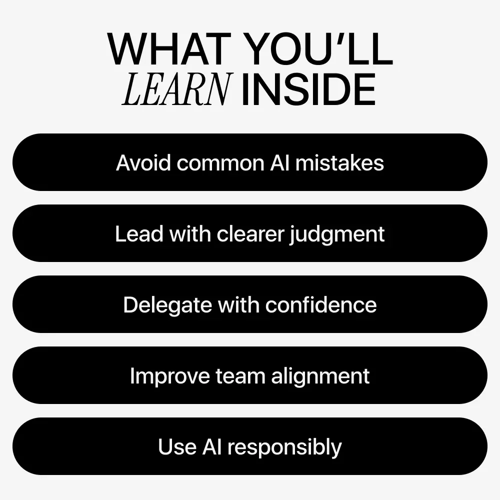 Leading Smart When AI Enters the Room – Leadership Mistakes with AI Tools eBook | Modern Leadership eBook for Managers, Executives & Teams - Image 4