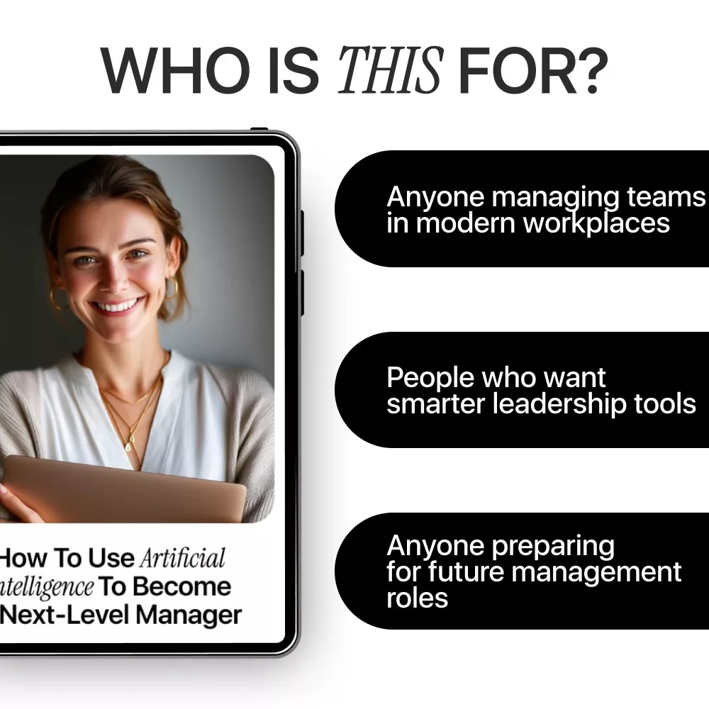 How to Use Artificial Intelligence to Become a Next-Level Manager | Practical AI Leadership eBook for Modern Managers | how to use ai to become a manager - Image 6