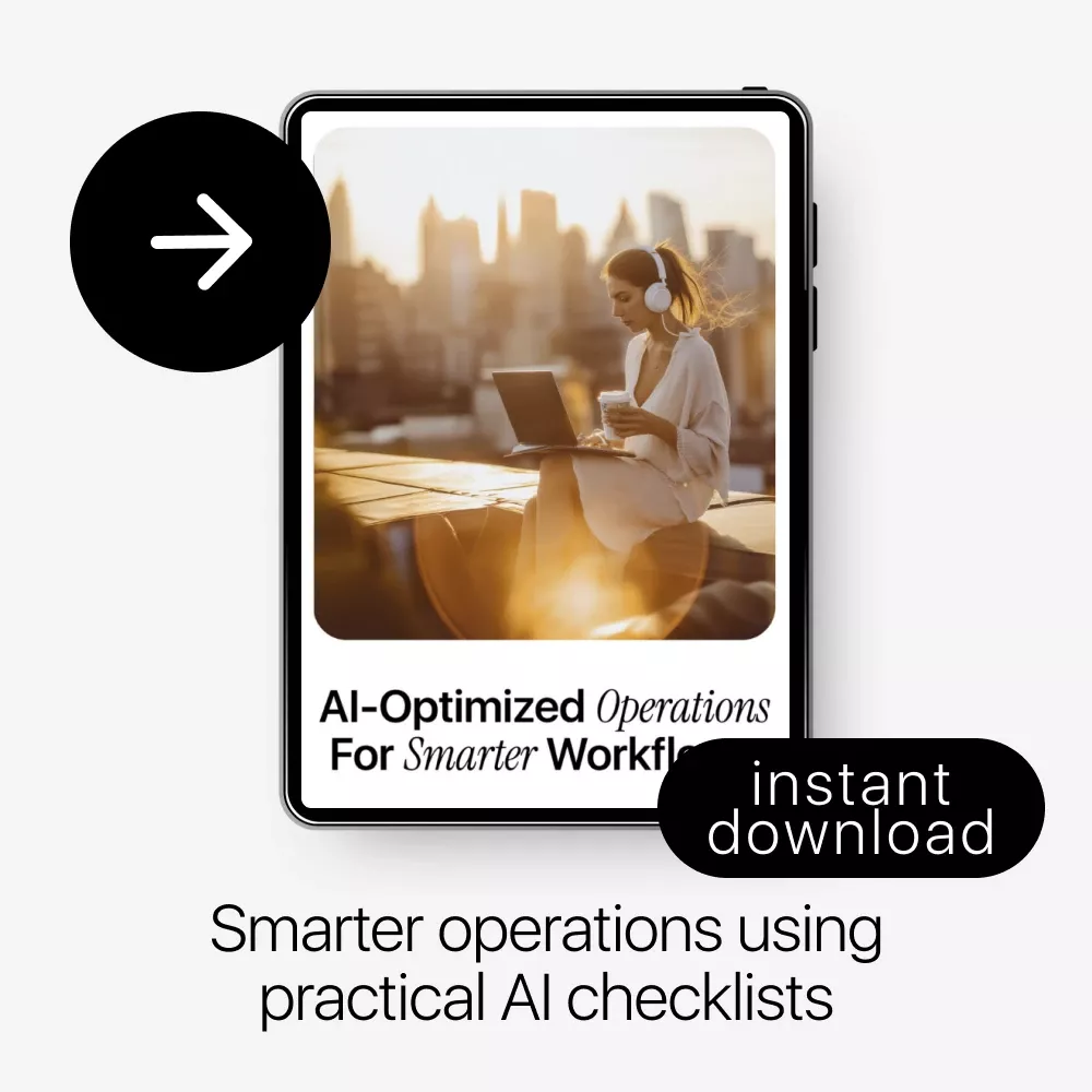 AI-Optimized Operations for Smarter Workflows | Practical Checklist for Operations Leaders | AI Use Cases for Operations Teams | Digital Download - Image 3