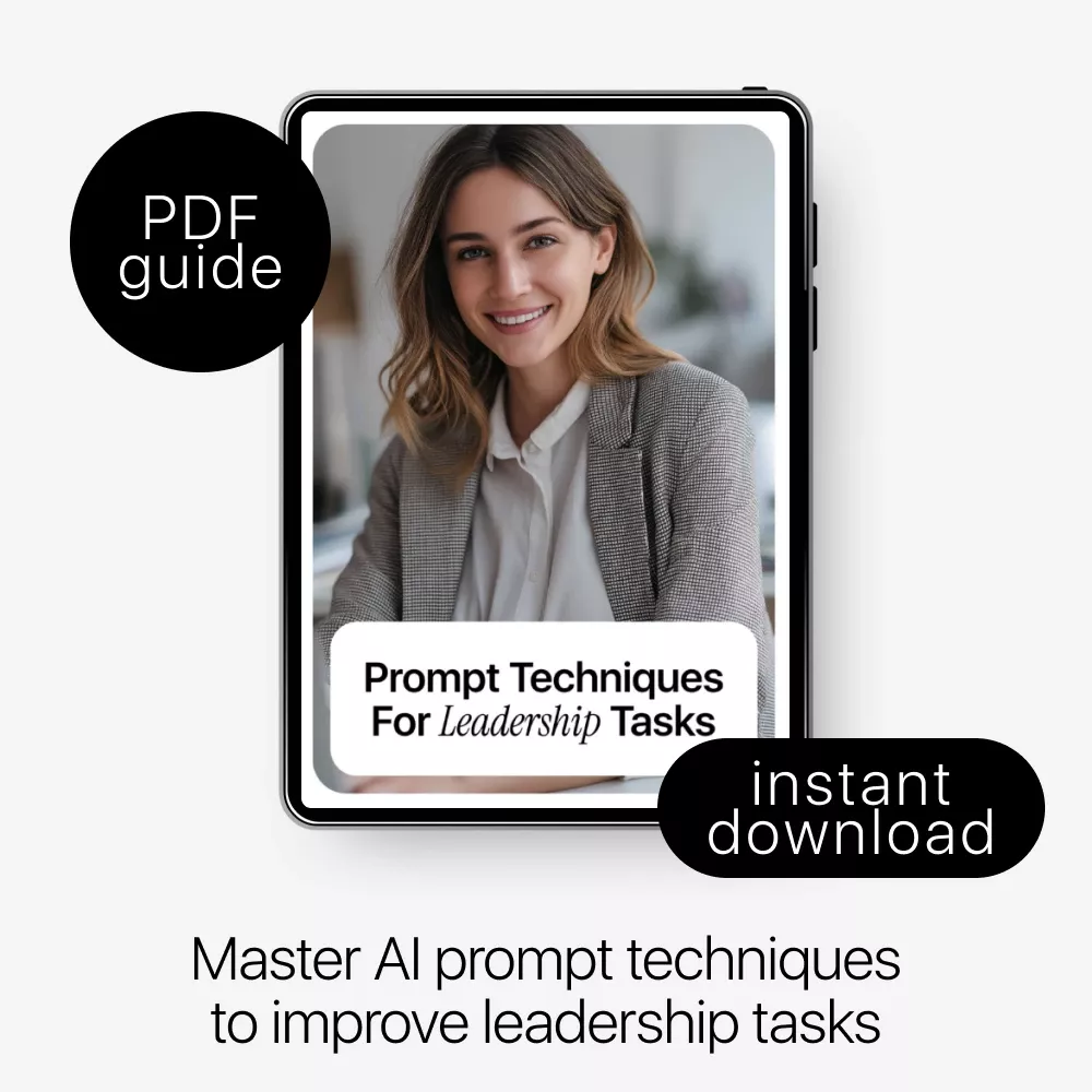 Prompt Techniques for Leadership Tasks – Practical AI Guide for Managers, Executives & Team Leaders | Prompt Techniques for Leadership Tasks - Image 3