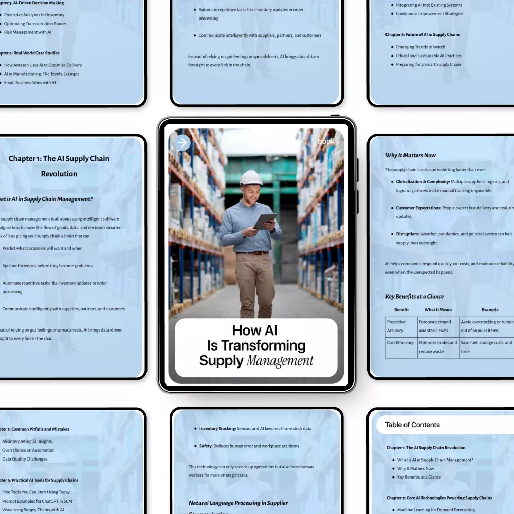 How AI is Transforming Supply Management | AI in Supply Chain Management eBook | Digital Download for Supply Chain Leaders, Operations Teams & Logistics Professionals - Image 5