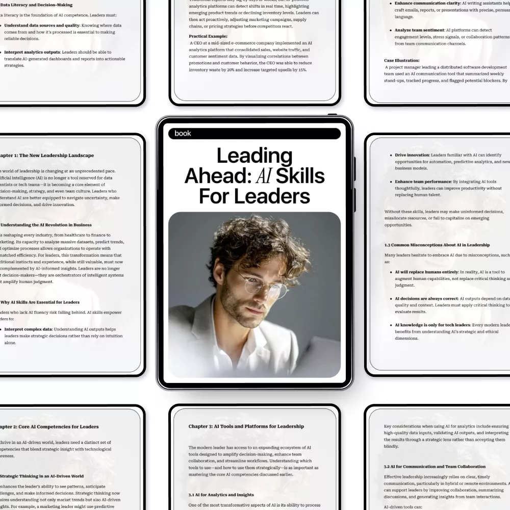 Leading Ahead: AI Skills for Leaders | Practical Ebook on ai skills for leadership roles, Strategy, Ethics & Future-Ready Leadership - Image 5