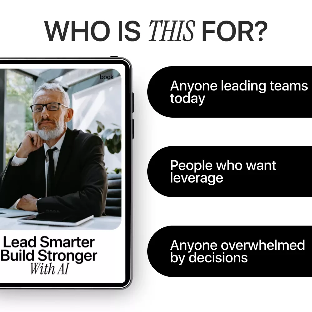 Lead Smarter Build Stronger with AI – Leadership Mindset Shift with AI Tools | Practical AI Leadership eBook for Modern Managers - Image 6