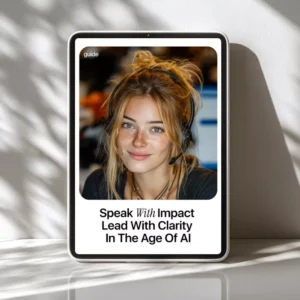 Speak with Impact Lead with Clarity in the Age of AI | Leadership Communication Guide for Modern Leaders | Practical Framework for Leadership Communication Using AI Tools