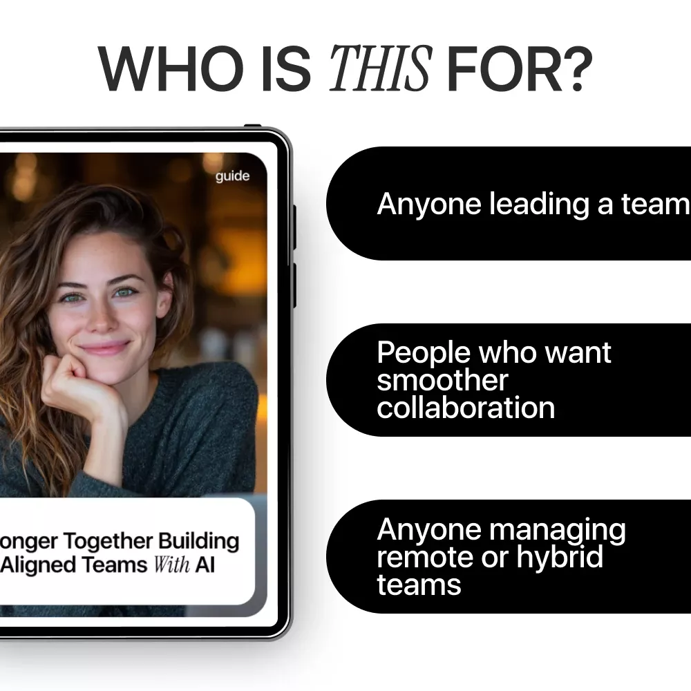 Stronger Together Building Aligned Teams with AI – Ultimate Guide to Team Alignment Using AI, eBook for Leadership, Communication & Strategy - Image 6