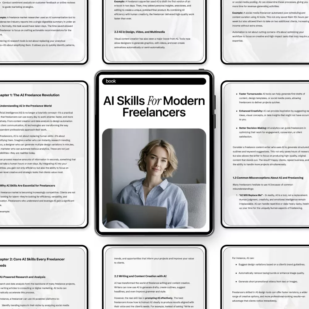AI Skills for Modern Freelancers – Practical Ebook on ai skills for freelancers, Automation, Productivity & Future-Proof Freelance Success - Image 5