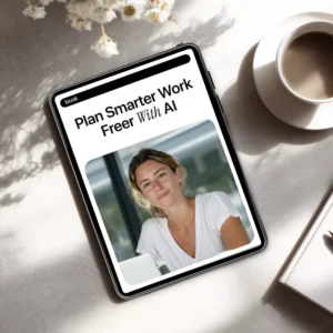 Plan Smarter Work Freer with AI | eBook for Freelancers | ai project planning for freelancers | Digital Guide to Smarter Project Planning