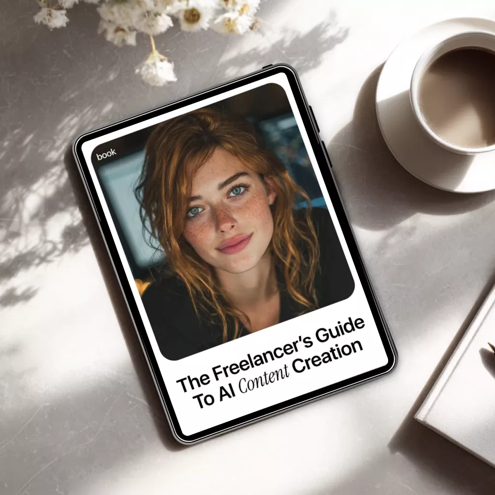 The Freelancer’s Guide to AI Content Creation | eBook for ai content creation for freelancers, Writers, Creators & Digital Entrepreneurs