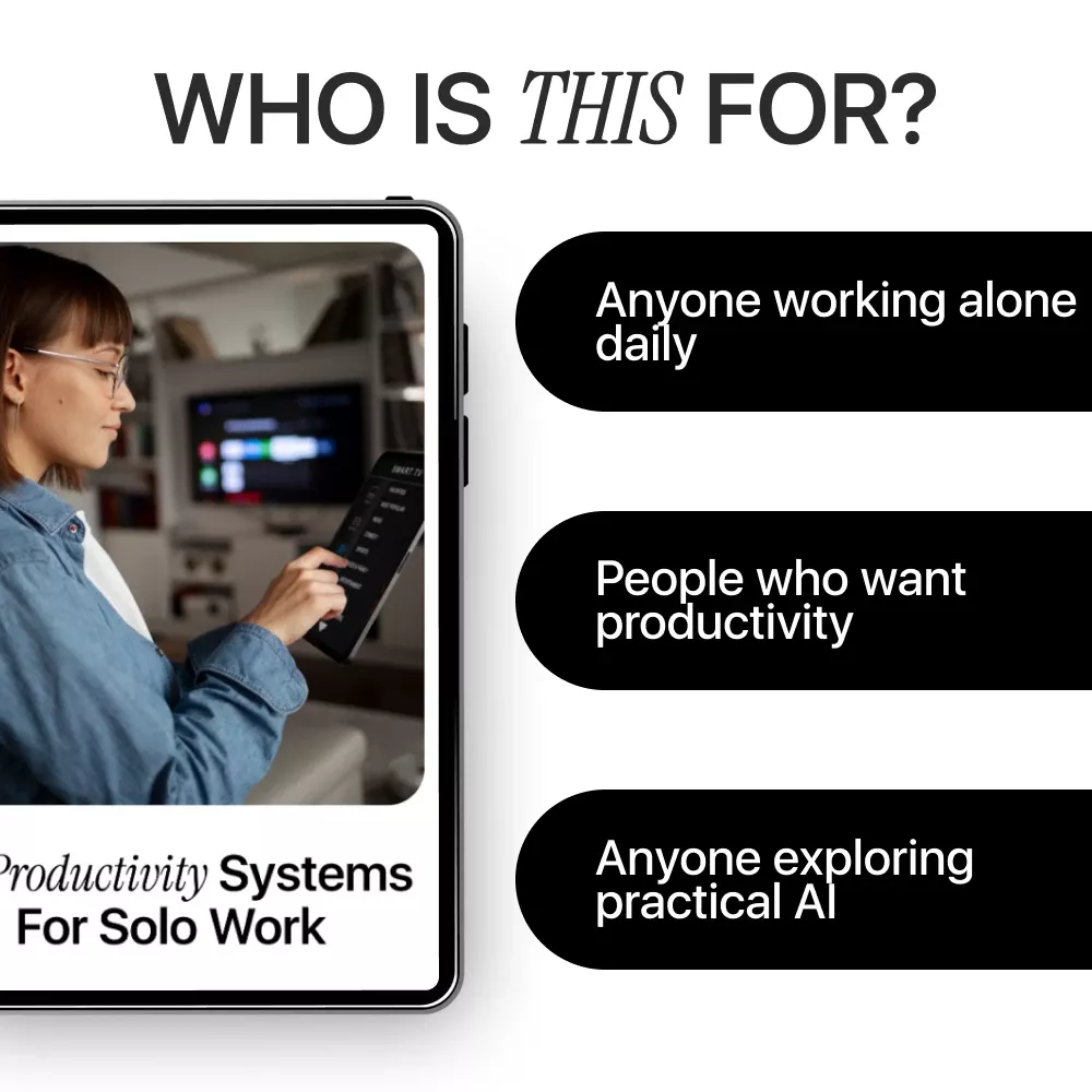 AI Productivity Systems for Solo Work | Smart AI Productivity Systems Solo Work Guide for Freelancers, Creators & One-Person Businesses | Digital eBook Download - Image 6