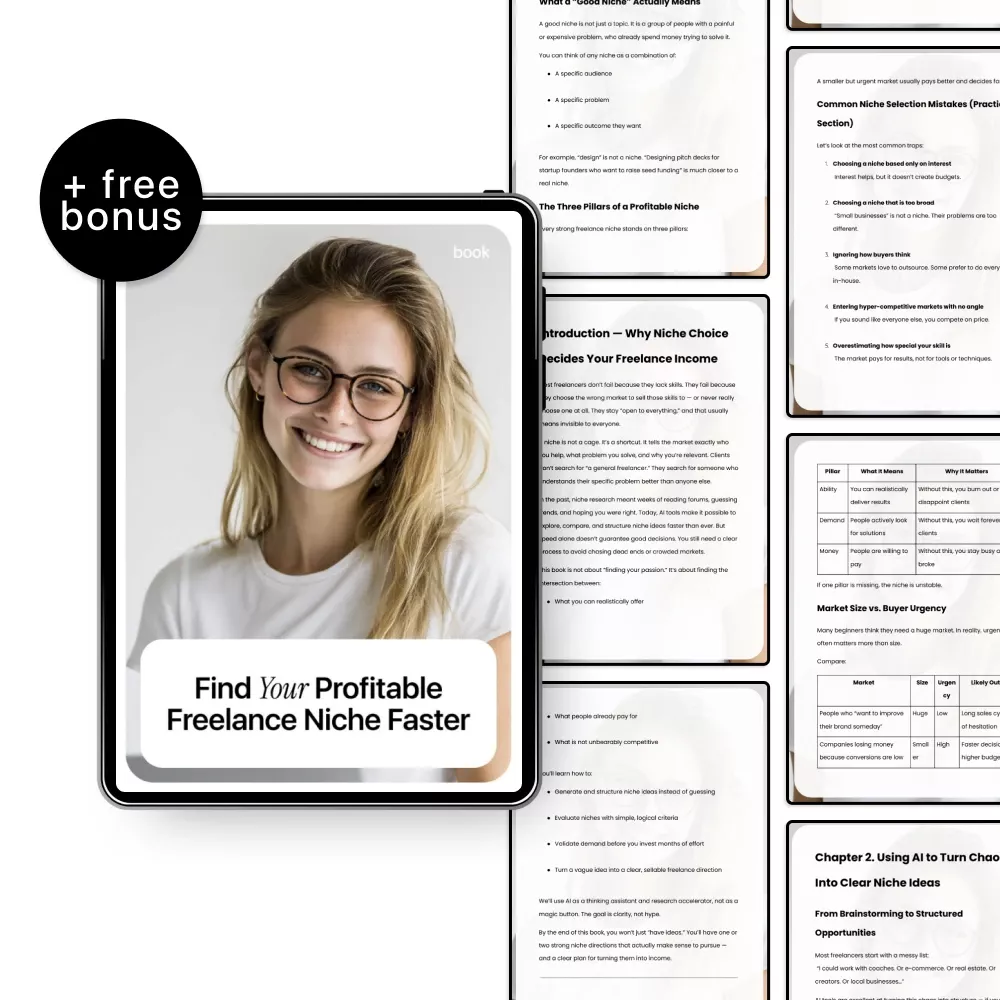 Find Your Profitable Freelance Niche Faster – Smart Guide to Freelancer Niche Research with AI for Beginners & Experienced Freelancers