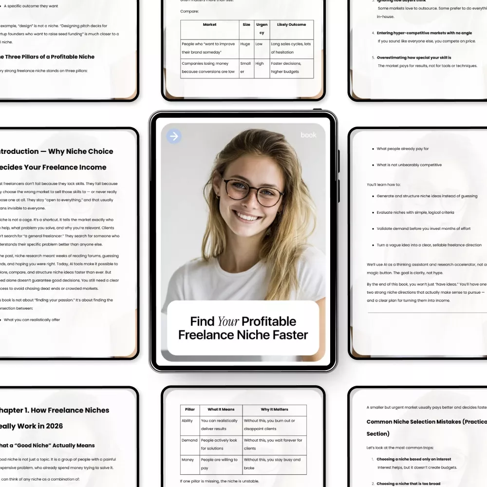 Find Your Profitable Freelance Niche Faster – Smart Guide to Freelancer Niche Research with AI for Beginners & Experienced Freelancers - Image 5