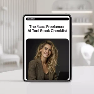 The Smart Freelancer AI Tool Stack Checklist | ai freelancer tool stack ideas | Digital Checklist for Modern Freelancers